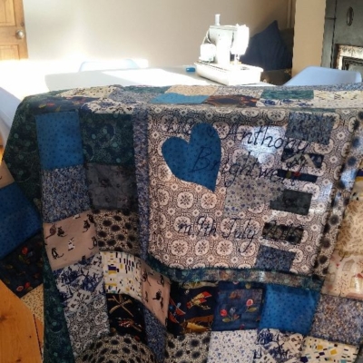 Quilt in progress