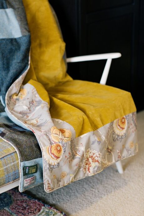 Unique Harris Tweed Patchwork Quilts Stitched To Order - Image 5
