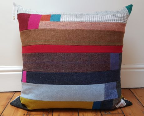 Harris Tweed Patchwork Cushions - 100% British Made & All One Of A Kind - Image 4