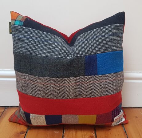 Harris Tweed Patchwork Cushions - 100% British Made & All One Of A Kind - Image 6