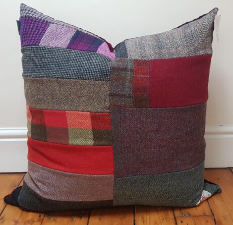Harris Tweed Patchwork Cushions - 100% British Made & All One Of A Kind - Image 2