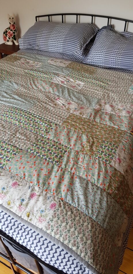 Vintage Liberty Lawn Style Summery Cotton Patchwork Quilts - JUST ONE CURRENTLY AVAILABLE - Image 2