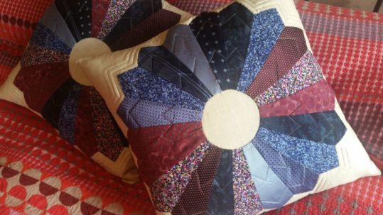 Dresden patchwork&quilted cushions commission Dresden, patchwork, quilted, cushions, commission