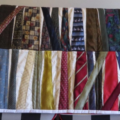 Tie, quilt, commission