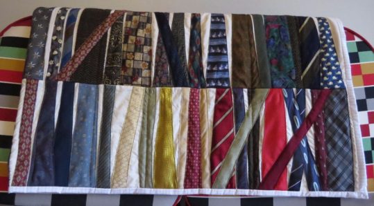 Tie quilt commission Tie, quilt, commission