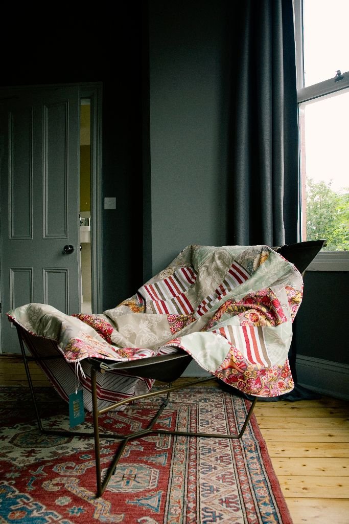Lisa.W - The original summery patchwork quilt - on sale reduced from £185 to £135