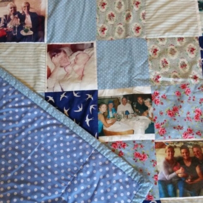 Family, photo, quilt, commission, for, Annalie's, mum