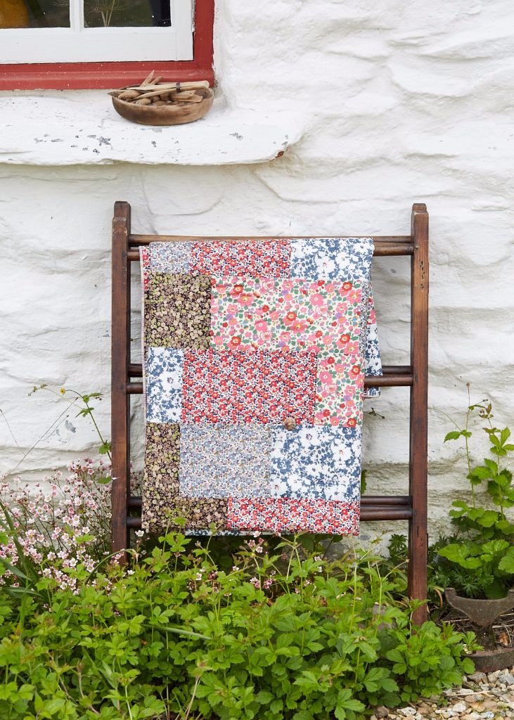 Liberty Of London Tana Lawn Summery Cotton Patchwork Quilt