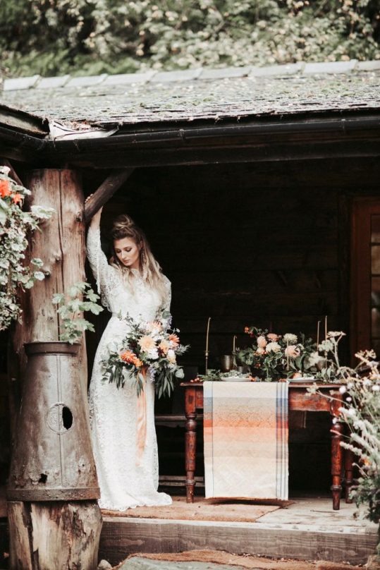 ethereal glamorous bride with Folklore fabric ethereal glamorous bride with Folklore fabric
