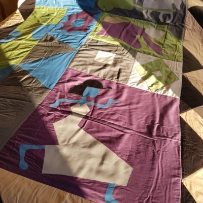 Finished bespoke quilt