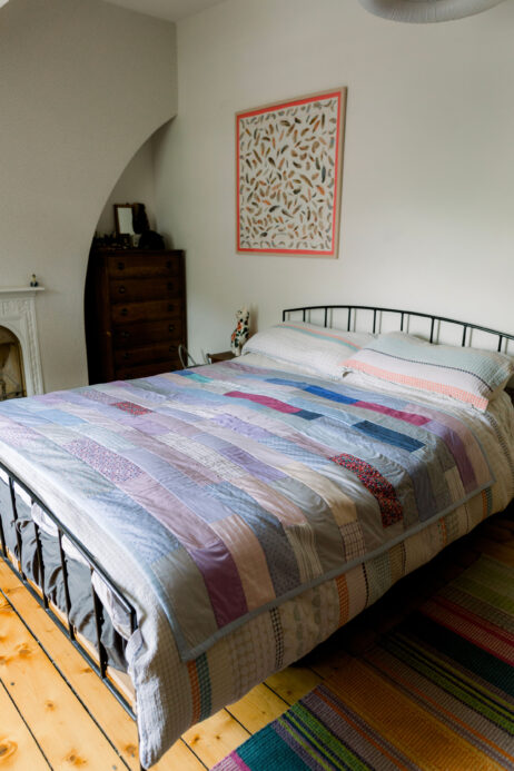 Patchwork Quilt Stitched With Delicious Shirting Fabrics - SADLY NOW SOLD OUT!