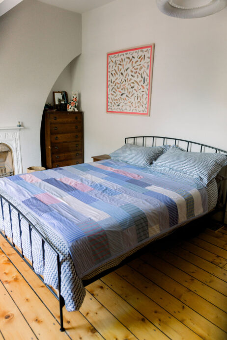 Two Lighter Weight Patchwork Quilts Stitched With Shirting Fabrics - NOW REDUCED
