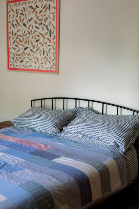 Two Lighter Weight Patchwork Quilts Stitched With Shirting Fabrics - NOW REDUCED - Image 2
