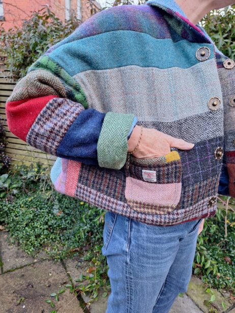Bespoke Harris Tweed Quilted Jacket - Image 4
