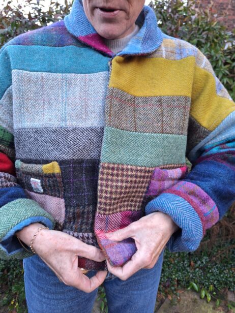 Bespoke Harris Tweed Quilted Jacket - Image 3