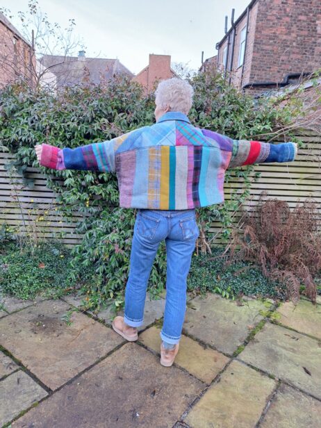 Bespoke Harris Tweed Quilted Jacket - Image 2